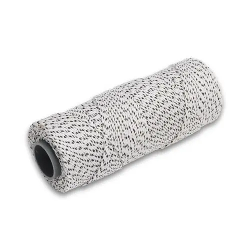 Marshalltown #18 White & Black Braided String Line