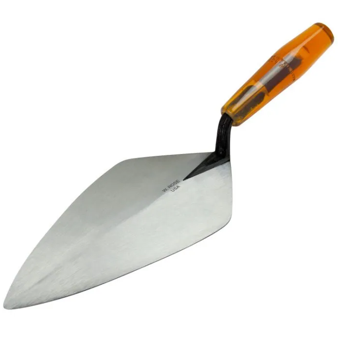[RO1412-12] W.ROSE 12" LONDON TROWEL PLASTIC HDL