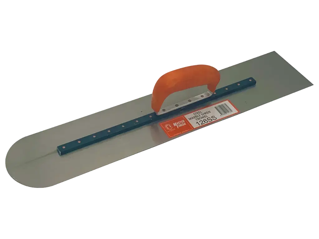 [126SS] MasterFinish MABLE SHEEN TROWEL 555mm w-380 RND & SQ END