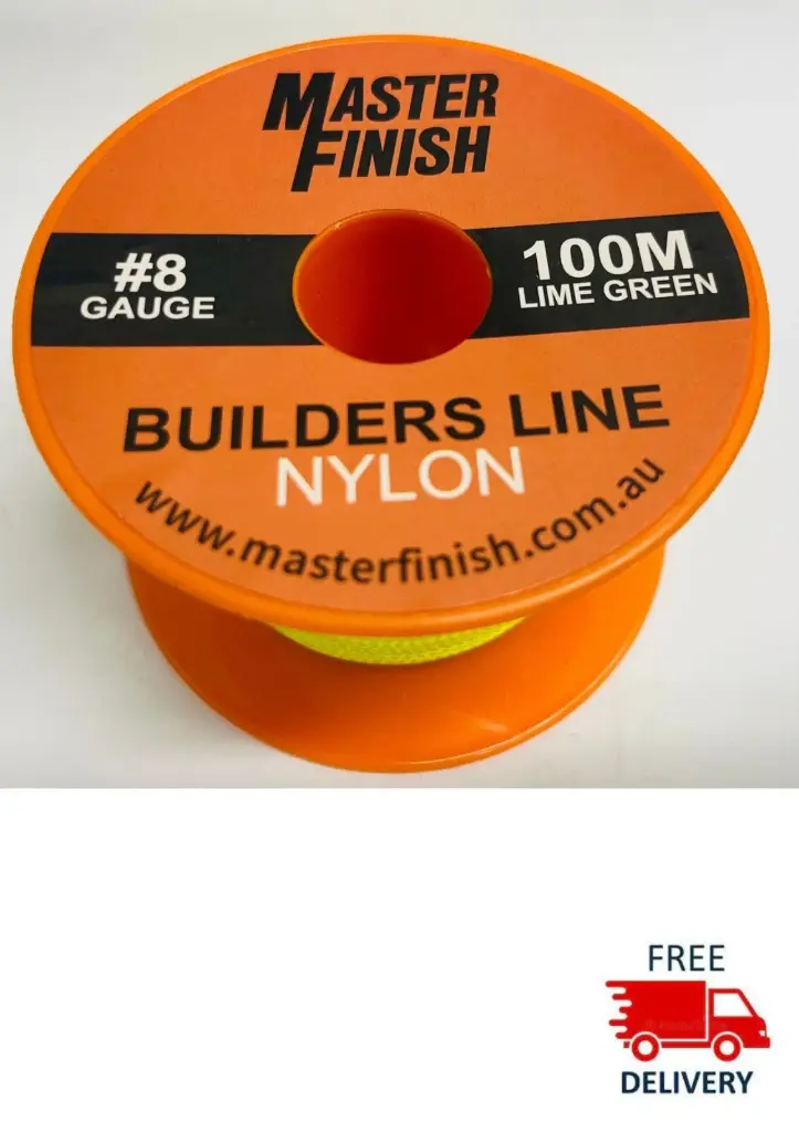[2293] MasterFinish STRING LINE 100M FLURO YELLOW