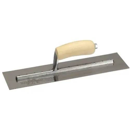 [MTMXS73H - 11499] MARSHALLTOWN Finishing Trowel 356 x 121mm S/WOOD HANDLE