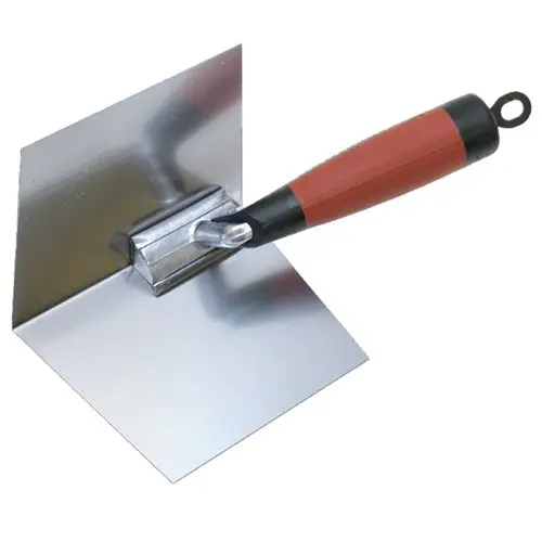 [MT23D - 15323] Marshalltown 102X127mm Corner Trowel Plaster D/S HDL