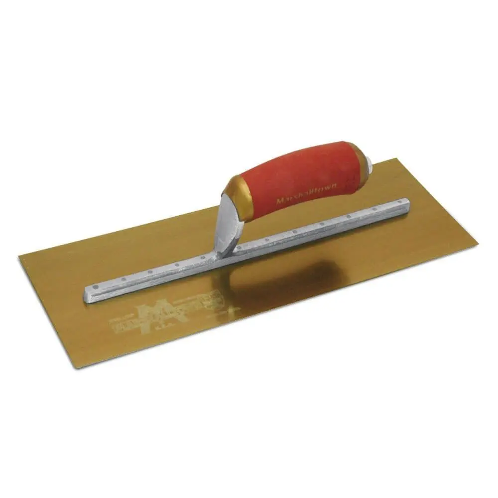 Marshalltown 356mm x 127mm DuraSoft Grip Stainless Steel Permashape Finishing Trowel