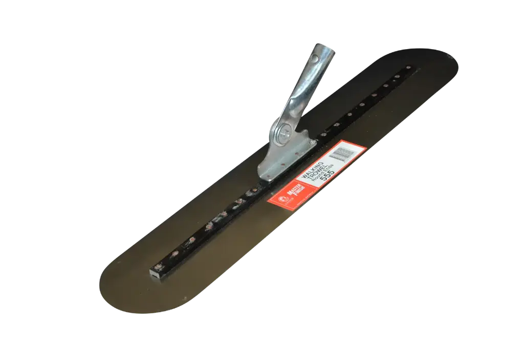 [555] MasterFinish WALKING TROWEL ROUND ENDS 600 x 120mm