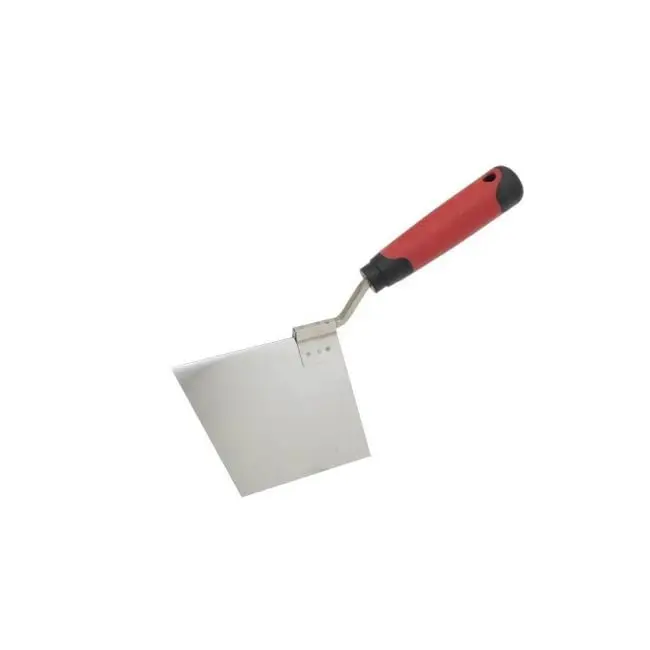 [MTOS751 - 14541] Marshalltown 127x95mm Outside Corner Trowel Qlt Plaster S/S Plastic Handle