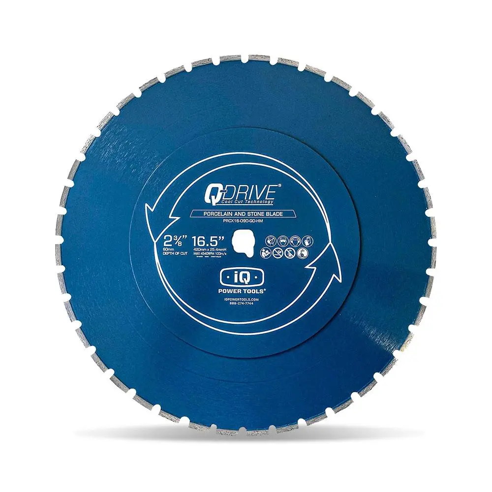 [PRCX16-090-QD-HM] IQ Power Tools Porcelain Blade BLUE 420mm (16")