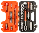 BAHCO 34Pc Socket Set 1/4" & 3/8"