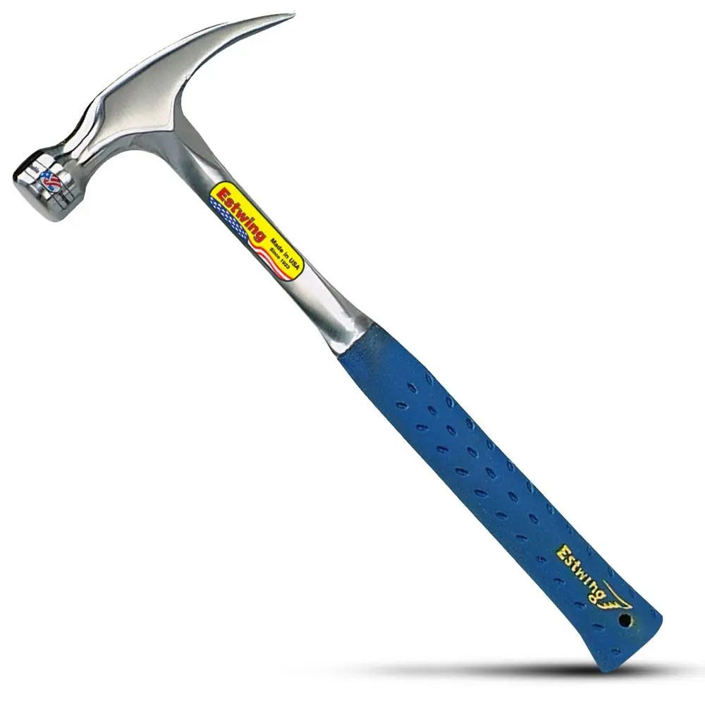 ESTWING 20OZ SMOOTH RIP HAMMER (BLUE SHOCK REDUCTION GRIP)