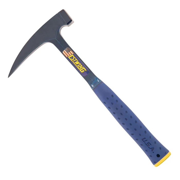 [EWE6 24PC] Estwing 24OZ BIG FACE ROCK PICK 343MMLONG W/VINYL GRIP+END CAP