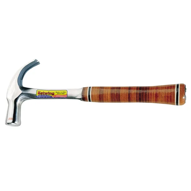 Estwing 24 oz English Pattern Claw Hammer with Leather Grip