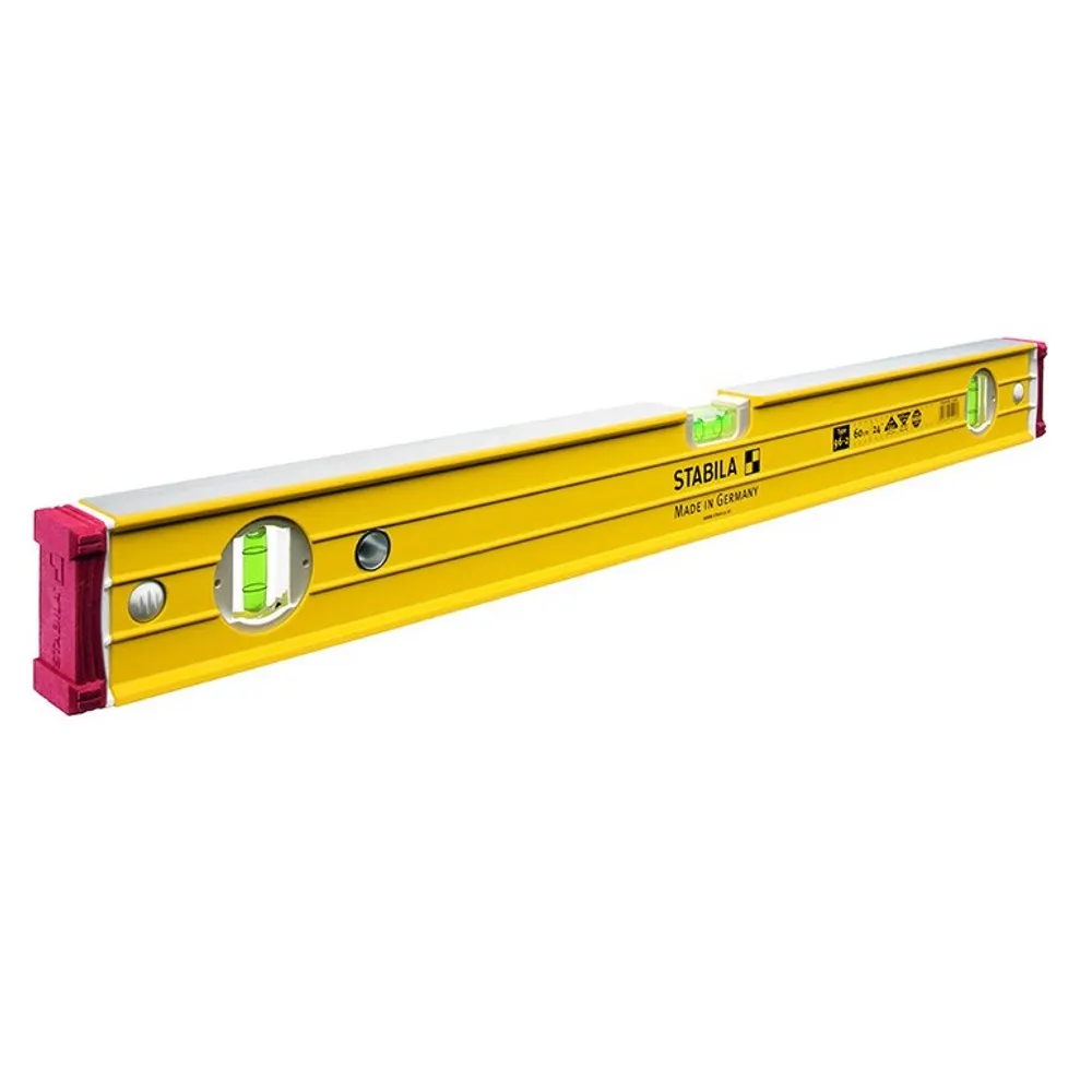 [96-2/244] STABILA 2.4M LEVEL BOX FRAME RIBBED - TRADE 3 VIAL