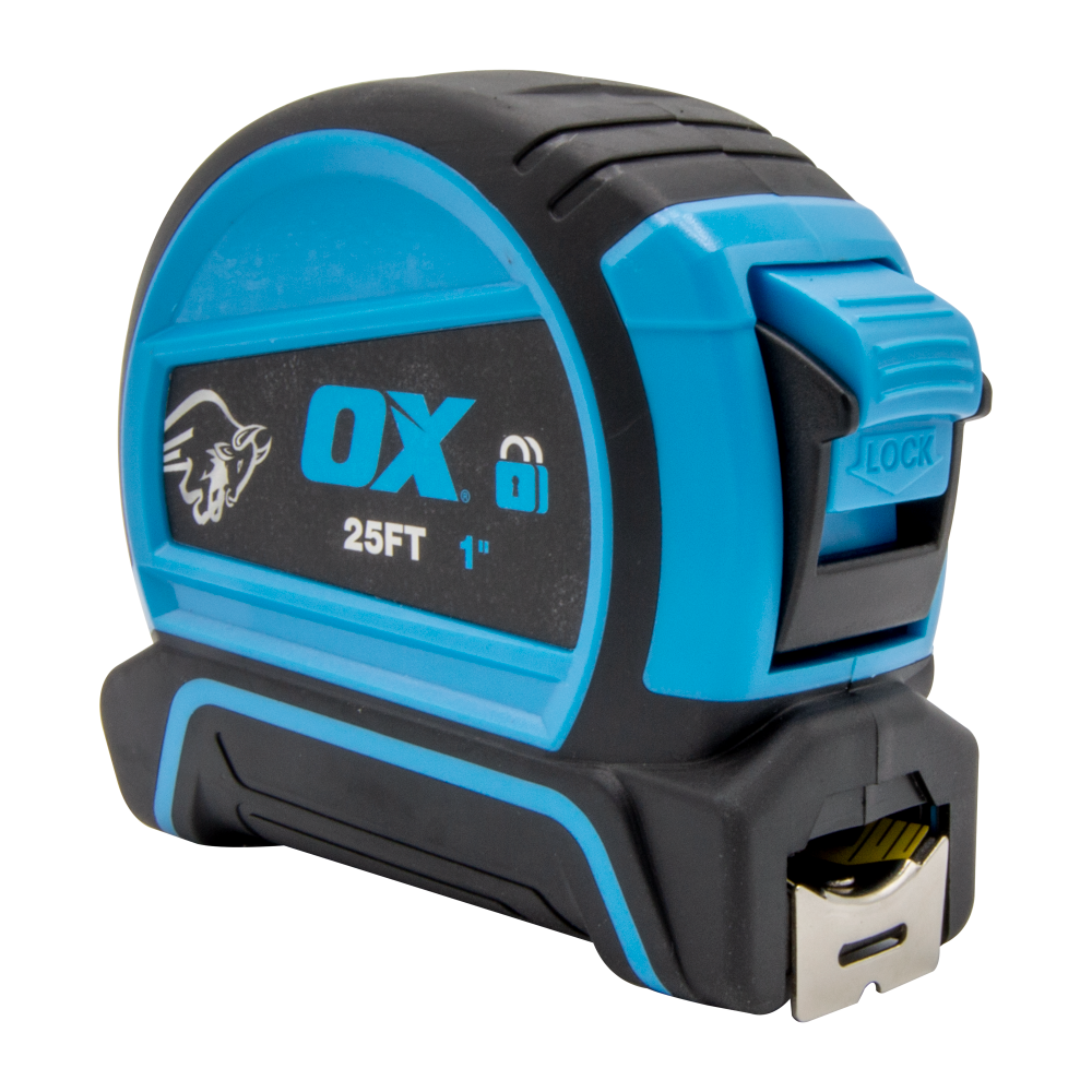 OX Trade Double Locking Tape Measure – 8m