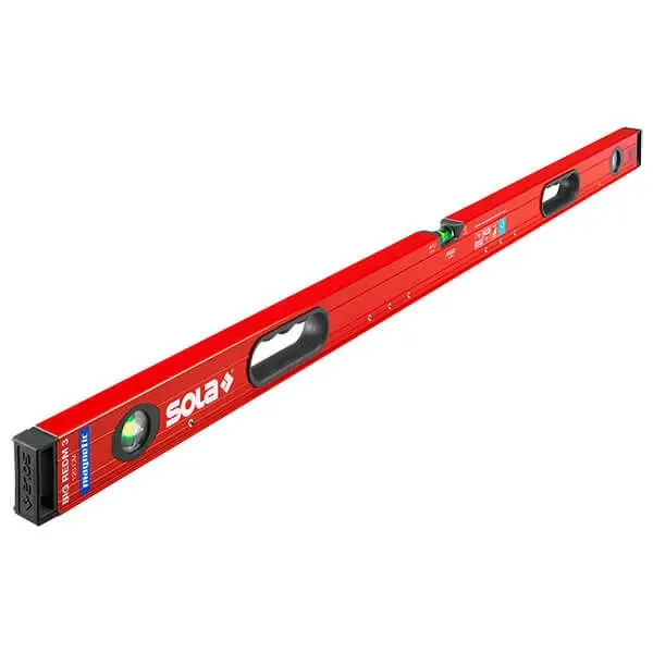 [BIGREDM3120] SOLA BIG RED 120cm Magnetic Spirit Level (handles)