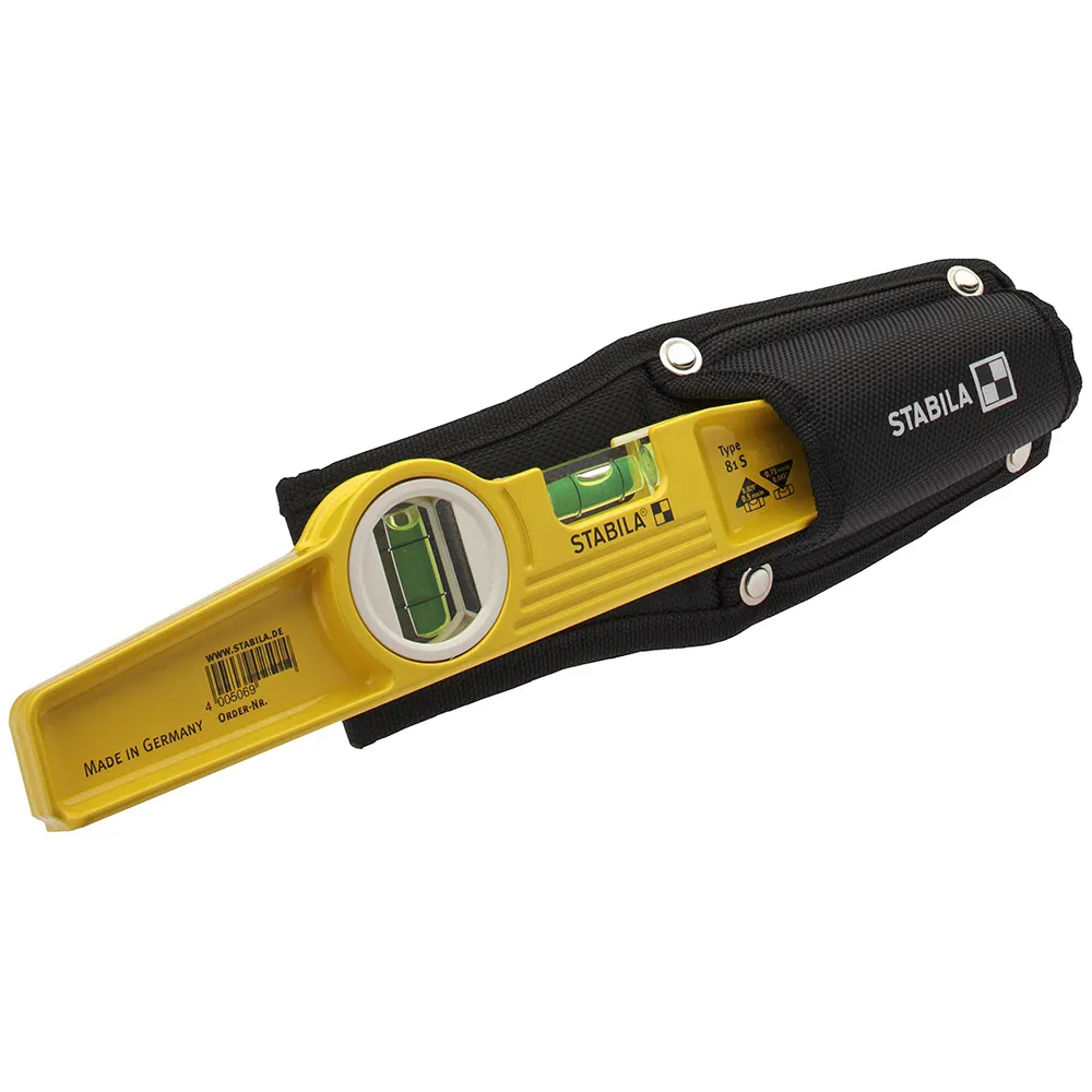 [81SREM/25] Stabila LEVEL DIE CAST TRADE RARE EARTH MAG 2V + HOLSTER