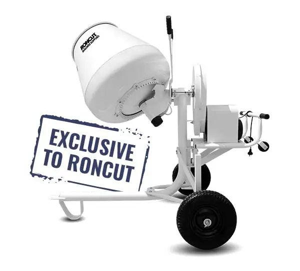 Roncut 3.5CF Electric Cement Mixer- NEW STOCK NOW AVAILABLE