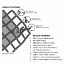 GLADIATOR CARGO NET - SMALL WATERPROOF - 1800 x 1400mm