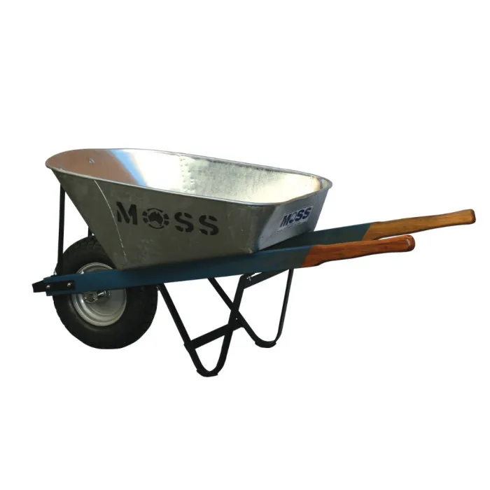 [GALVANIZED] MOSS Galvanized Wheelbarrow