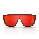 SafeStyle Primes Matte Black Frame Reflectors Red Lens