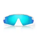 Safestyle Phantoms Matte White Frame Reflectors Blue Lens