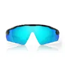 Safestyle Phantoms Matte Black Frame Reflectors Blue Lens