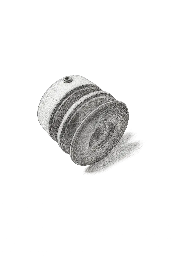 [BLPULLEY58MP] Blocksaw Motor Pulley - Petrol