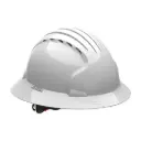 EVO 6161 FULL BRIM VENTED HARD HAT WHITE