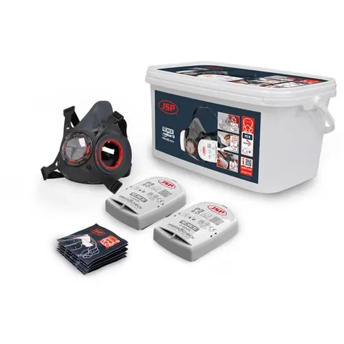 [BHT0A3-0L5-UAN] Force Typhoon 8 Half Mask Respirator Asbestos/Silica/Dust Kit with P2 filters