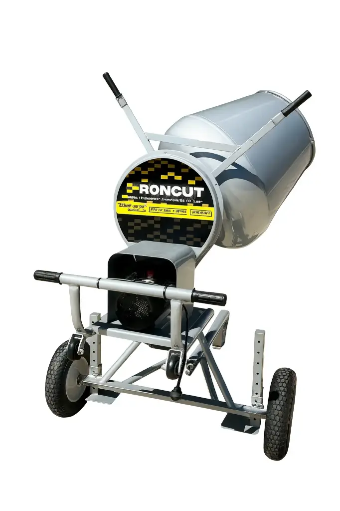 Roncut 3.5CF Electric Cement Mixer- Silver Ghost LIMITED EDITION 60 UNITS ONLY- NEW STOCK NOW AVAILABLE