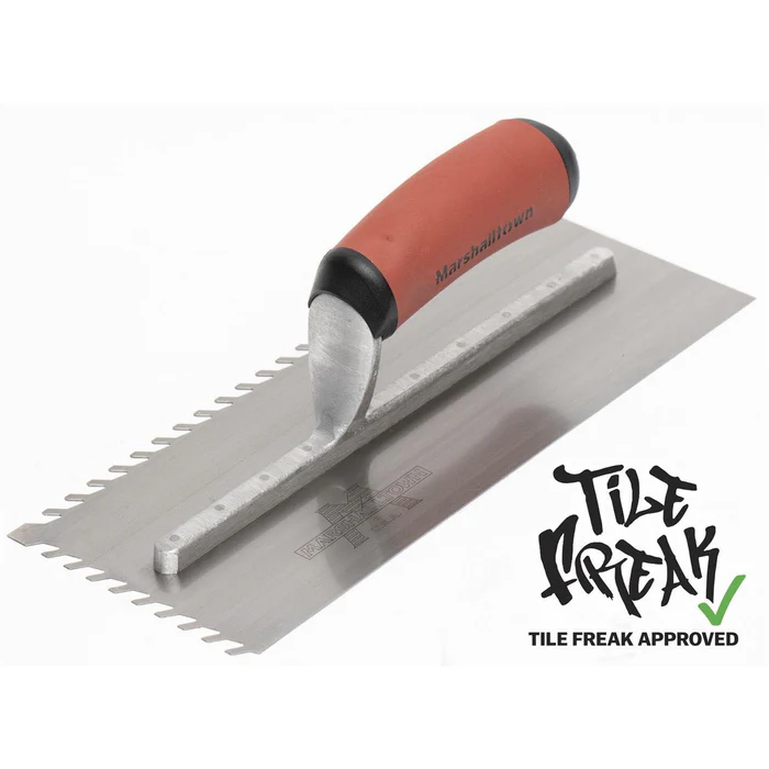 [LF1211SD] Marshalltown 279mm x 114mm Blade Tilers LayFlat 13mm Notched Trowel
