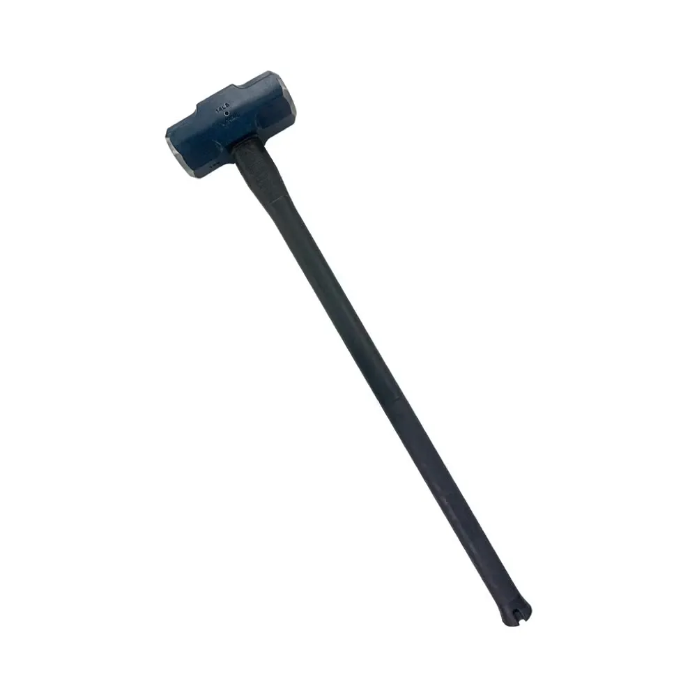 [5hsfrh14] Sledge Hammer Steel 6.35kg Pinned Steel Core Fibreglass Handle Black