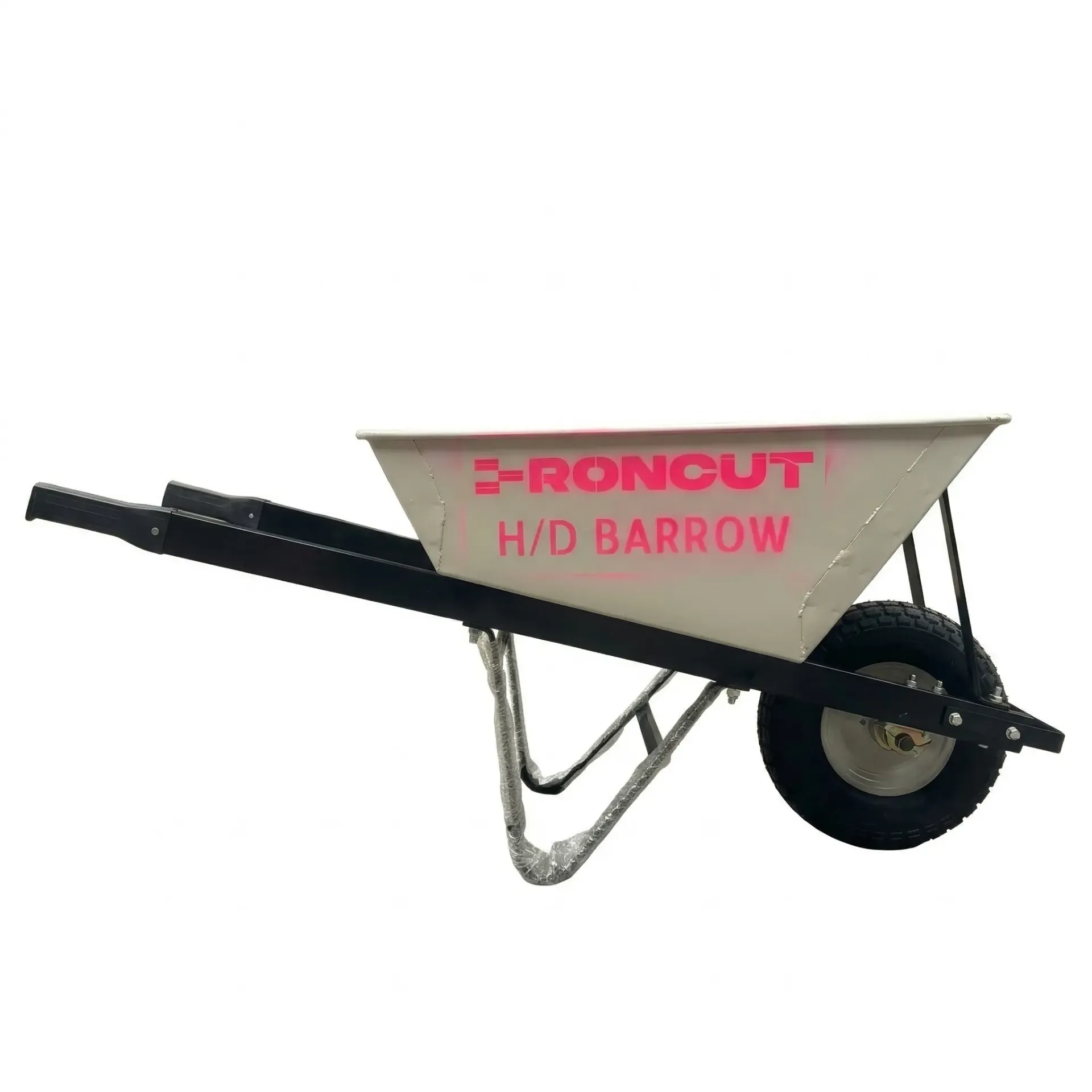Roncut Square Wheel Barrow- Steel Handles