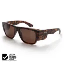 SafeStyle Fusions Matte Brown Tort Frame Brown Polarised Lens