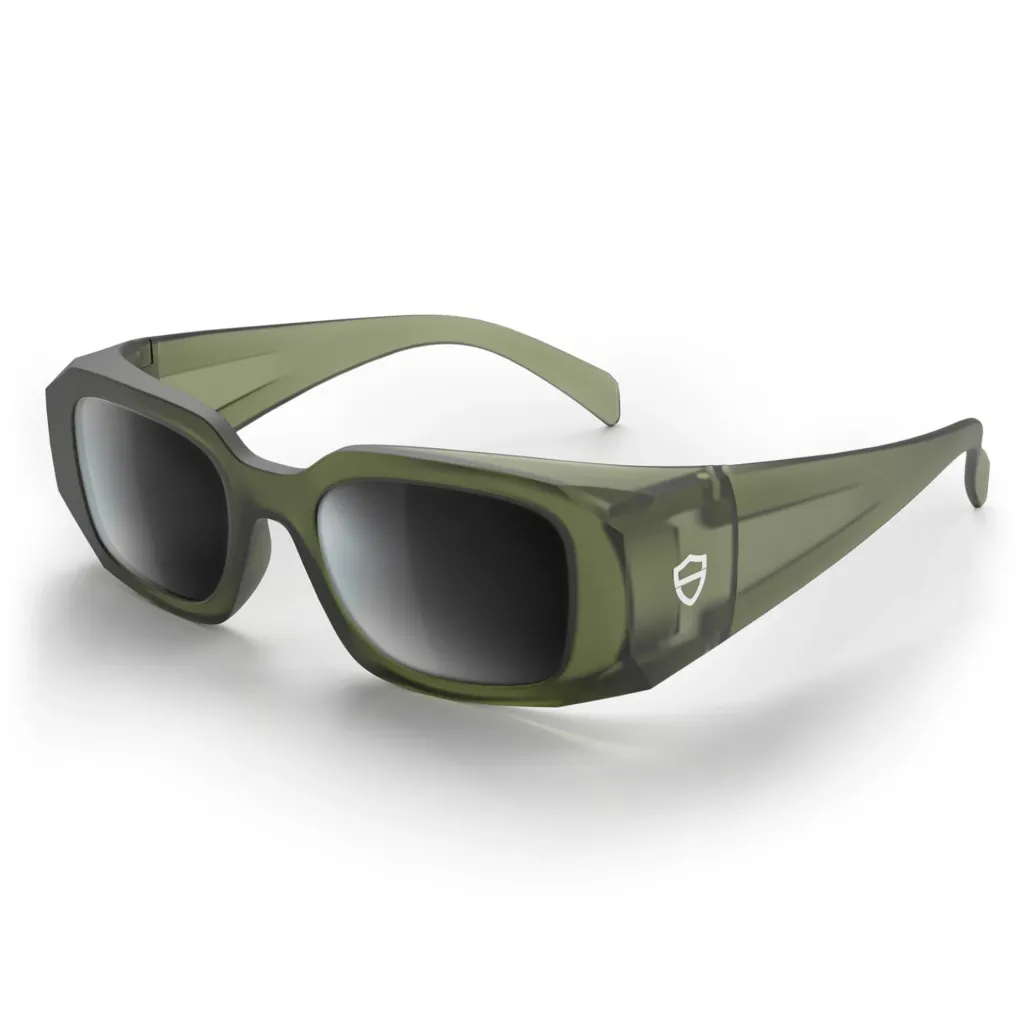 SafeStyle Auras Matte Moss Green Frame Grey Polarised