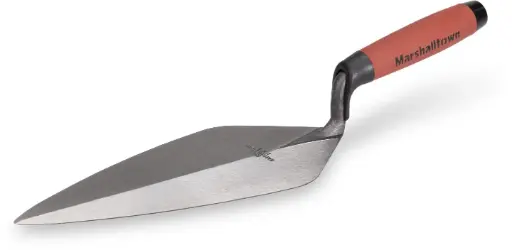 [33 11FGLR] MARSHALLTOWN 33-11 LONDON BRICK TROWEL 11" LOW RISE DURASOFT HANDL