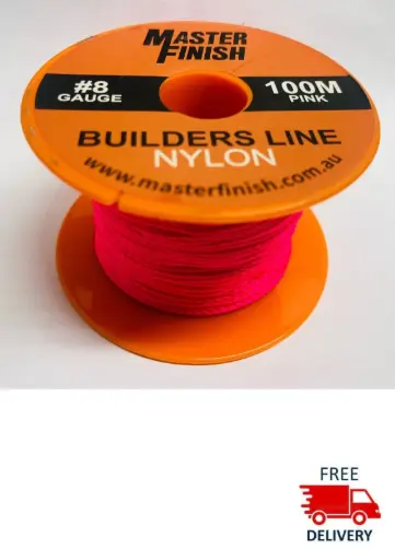 [2295] MasterFinish STRING LINE 100M FLURO PINK