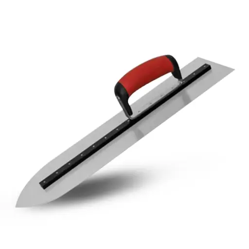 [MTMXS77DH - 11452] MARSHALLTOWN 457MM X 114MM FINISHING TROWEL H-CARBON STEEL,DURASOFT HANDLE